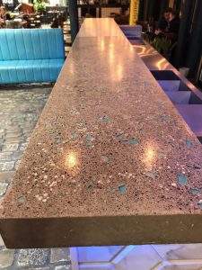 Concrete Polished Bar Top