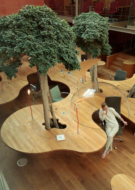 funky forest office